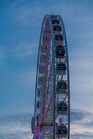 Seattle Great Wheel From Side